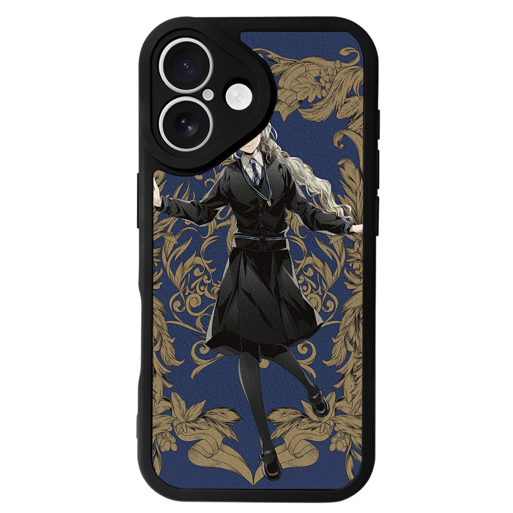 （画像用） Harry Potter ハリー・ポッターシリーズ 【iPhone 16シリーズ対応】シリコンスマホケース（レザー調） 材質：シリコン